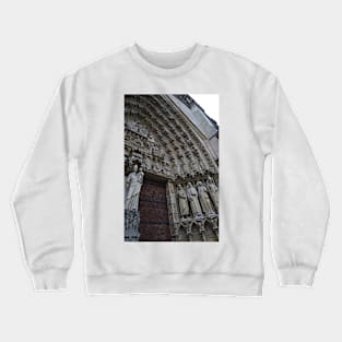 Notre Dame Cathedral door Crewneck Sweatshirt